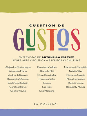 cover image of Cuestión de gustos